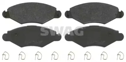 Комплект тормозных колодок, дисковый тормоз SWAG купить